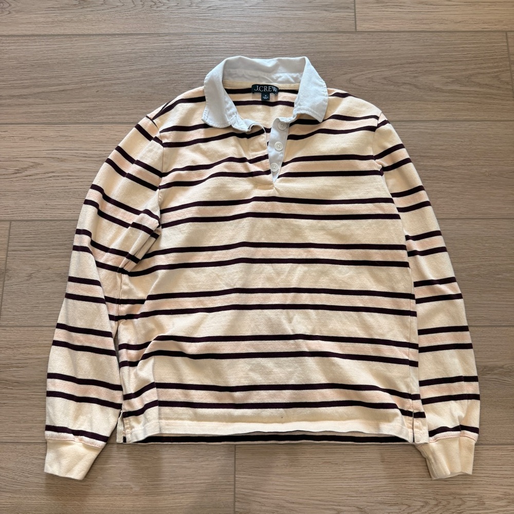 J. Crew New premium-weight classic rugby shirt